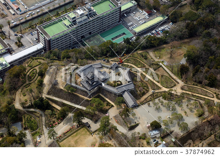 Kochi Castle Aerial shooting Kochi Castle Aerial shooting 37874962
