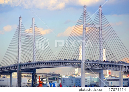 View of Yokohama Bay Bridge View of Yokohama Bay Bridge 37875354