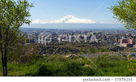 A beautiful view of Mountain Ararat A beautiful view of Mountain Ararat 37876291