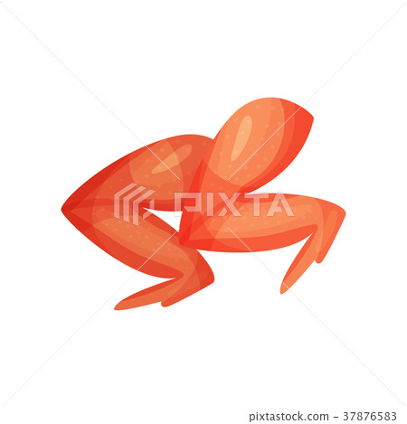 Smoked chicken wings meat product cartoon vector 37876583