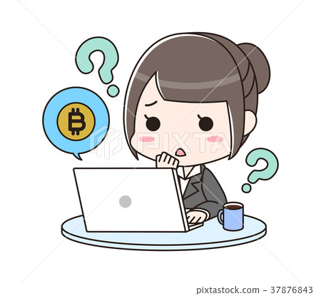 女人對比特幣感到困擾 女人對比特幣感到困擾 37876843