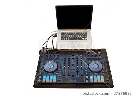 DJ console for experiments with music DJ console for experiments with music 37876982