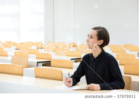 Young woman in class 37878911