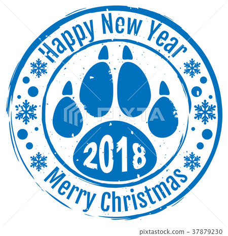 2018 Happy new year and Merry Christmas 37879230