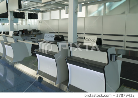 Airport image Check-in counter Airport image Check-in counter 37879432