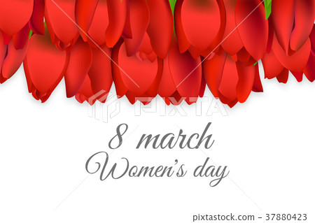 Realistic tulips 8 march womans day Realistic tulips 8 march womans day 37880423