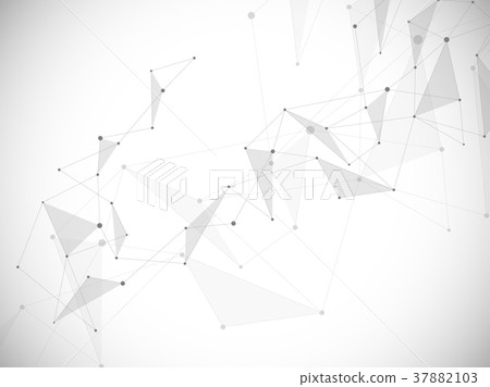 Abstract connecting dots and lines vector - Stock Illustration ...