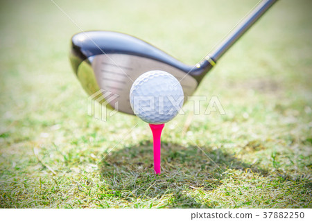 Golf course tee ground Golf course tee ground 37882250