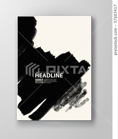 Black abstract design. 37883417