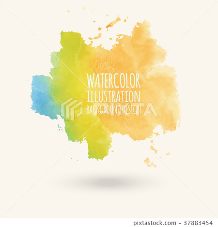 color watercolor background. vector illustration color watercolor background. vector illustration 37883454