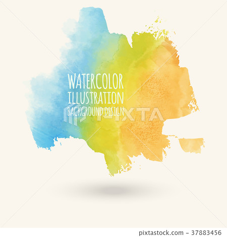 color watercolor background. vector illustration color watercolor background. vector illustration 37883456