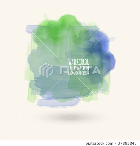 Abstract watercolor on white background. Abstract watercolor on white background. 37883843