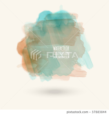 Abstract watercolor on white background. Abstract watercolor on white background. 37883844