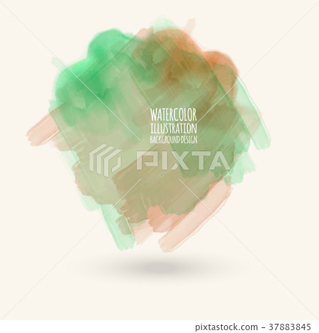 Abstract watercolor on white background. Abstract watercolor on white background. 37883845