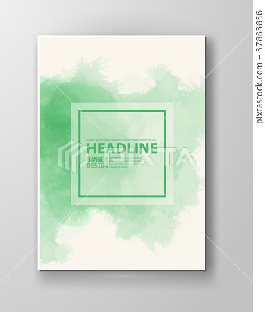 Watercolor design banner Watercolor design banner 37883856