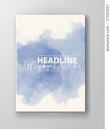 Watercolor design banner 37883857