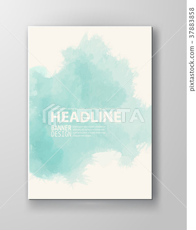 Watercolor design banner Watercolor design banner 37883858