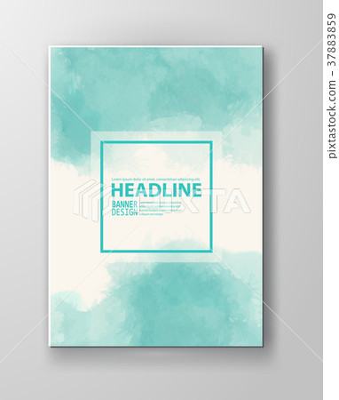 Watercolor design banner 37883859