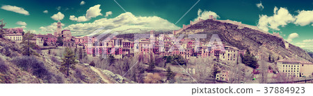 Scenic village landscape.Travel and destinations Scenic village landscape.Travel and destinations 37884923