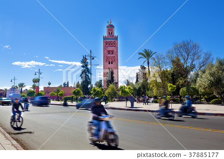 Koutoubia mosque, Marrakesh, Morocco. Koutoubia mosque, Marrakesh, Morocco. 37885177