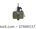 Military weapon, back view 37886537
