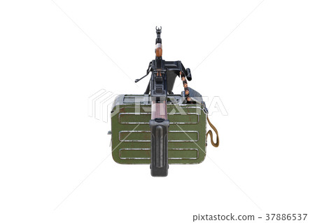 Military weapon, back view 37886537