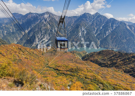 Tateyama Kurobe Alpine Route View from Daikanbo Ropeway and Kurobe Dam Tateyama Kurobe Alpine Route View from Daikanbo Ropeway and Kurobe Dam 37886867
