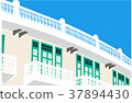 Old-fashioned building vector 37894430