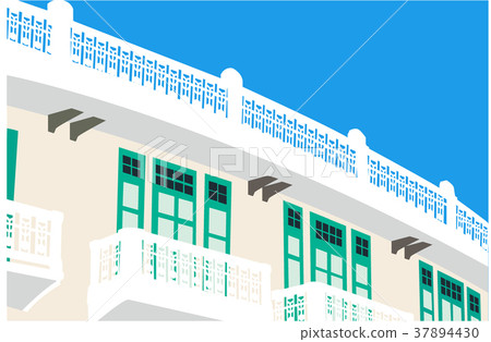 Old-fashioned building vector Old-fashioned building vector 37894430