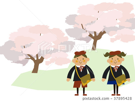 Children in uniforms. Graduation ceremony. Entrance ceremony. Children in uniforms. Graduation ceremony. Entrance ceremony. 37895428