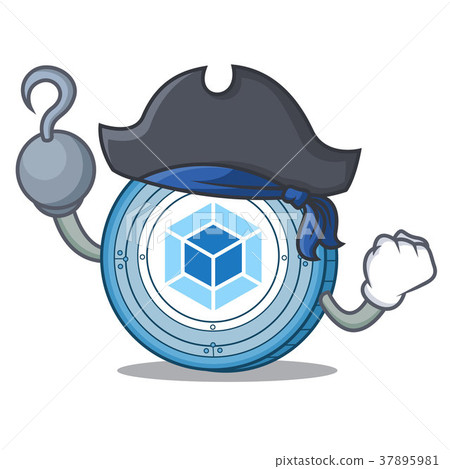 Pirate webpack coin character cartoon 37895981