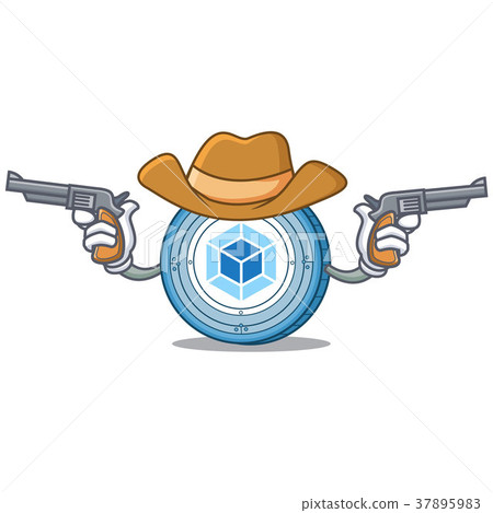 Cowboy webpack coin character cartoon 37895983