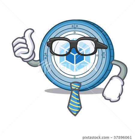Businessman webpack coin character cartoon 37896061