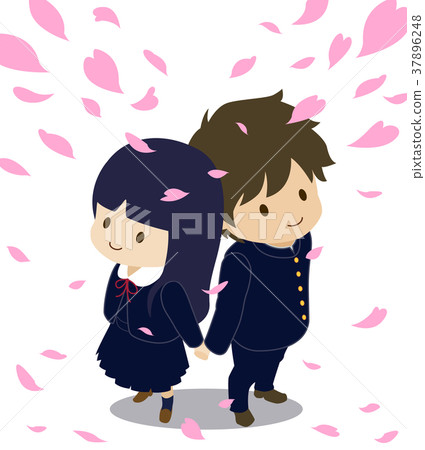 Cute Lovers Cherry Uniform Jumper Skirt Aoi 37896248