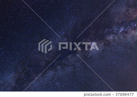 Milky way galaxy and space dust in the universe 37896477