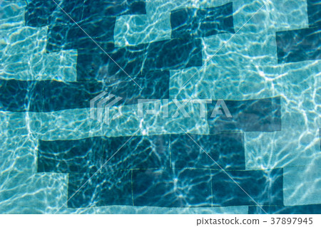 Abstract ripple swimming pool water and sun  37897945