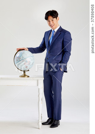 Global Business Man, Globe, Success, Global Businessman, Young Businessman Global Business Man, Globe, Success, Global Businessman, Young Businessman 37898408