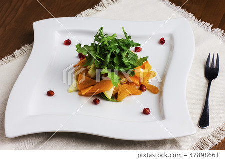 Fruit salad with apples and pomegranate Fruit salad with apples and pomegranate 37898661