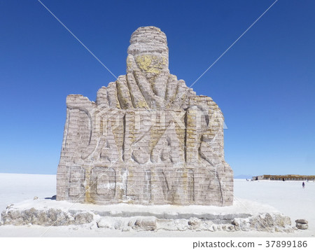 Statue of the salt of Playa Blanca (Bolivia: Uyuni salt lake) Statue of the salt of Playa Blanca (Bolivia: Uyuni salt lake) 37899186