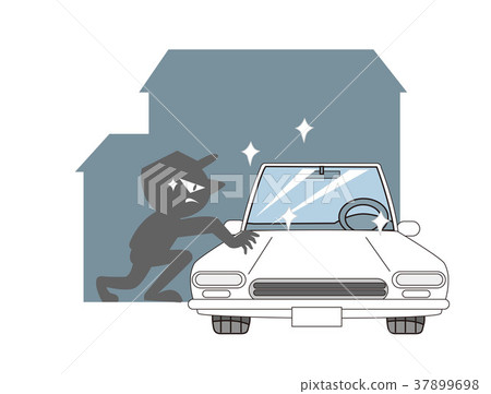 保險,汽車盜竊通知。 保險,汽車盜竊通知。 37899698