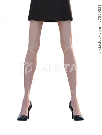 放養圖片女性的腿perming3DCG插圖素材 37899821