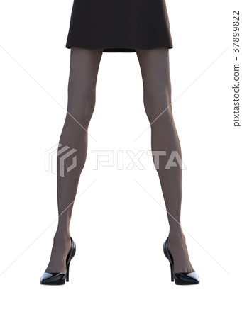 Stocking image Women's leg perming3DCG Illustration material Stocking image Women's leg perming3DCG Illustration material 37899822