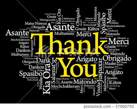 Thank You word cloud 37900750