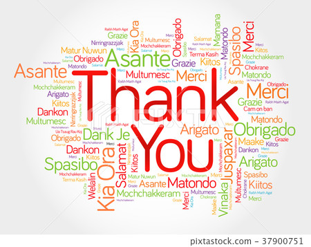 Thank You word cloud 37900751