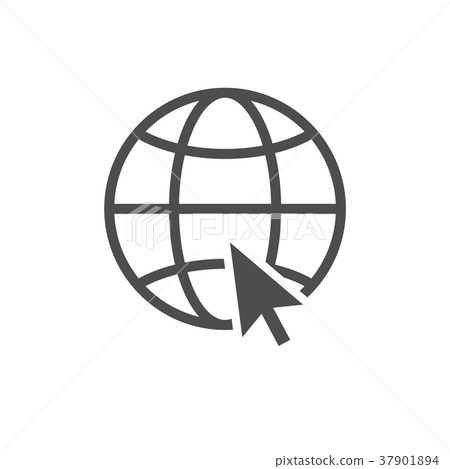 Internet icon illustration Internet icon illustration 37901894
