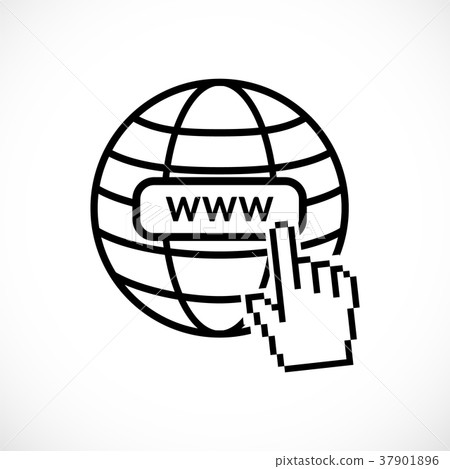 Internet icon illustration 37901896
