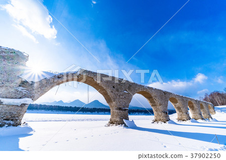 "Hokkaido" Tashshuetsu River bridge · Phantom bridge 37902250