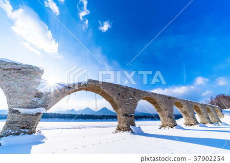 "Hokkaido" Tashshuetsu River bridge · Phantom bridge 37902254