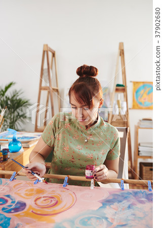 Painting on silk Painting on silk 37902680