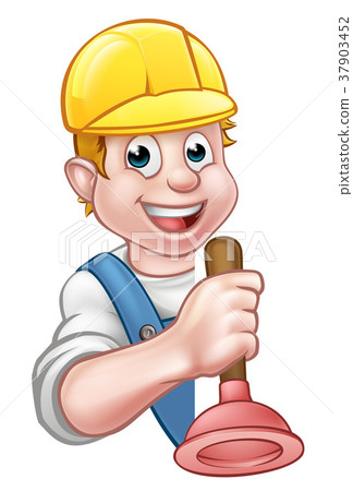 Cartoon Character Plumber Cartoon Character Plumber 37903452